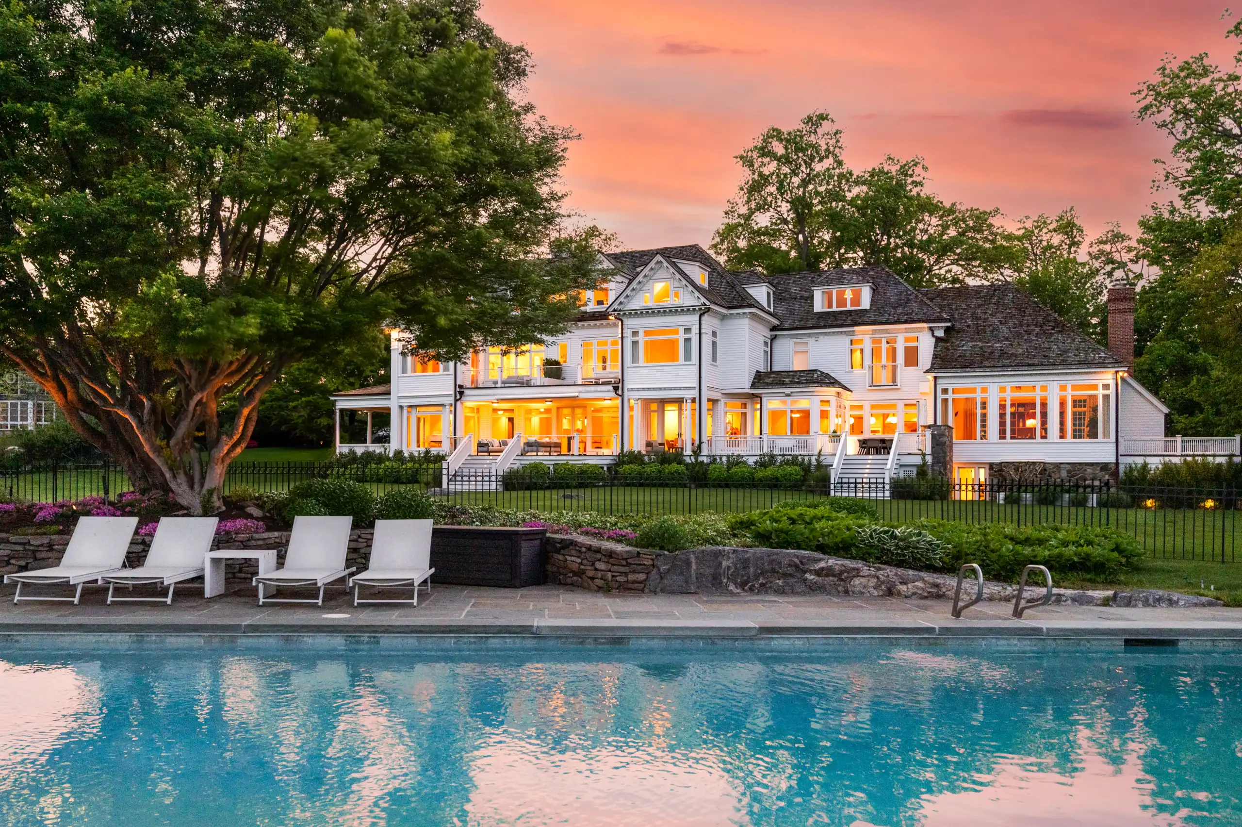 HommockExterior-Back of house twilight