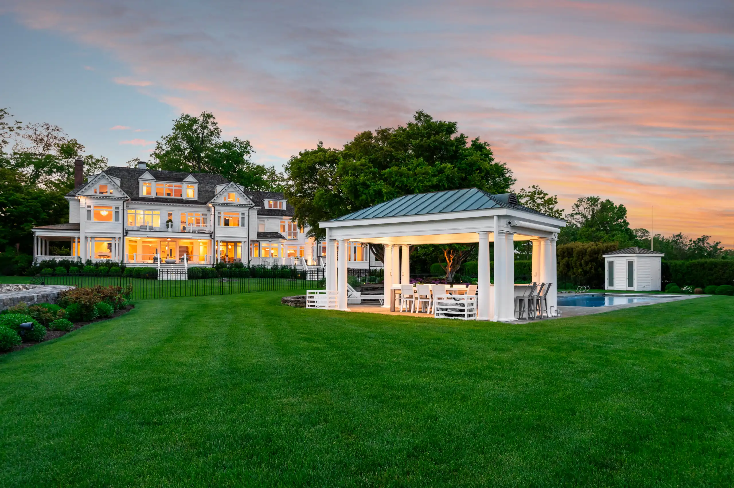 HommockExterior-Back of house with Gazebo