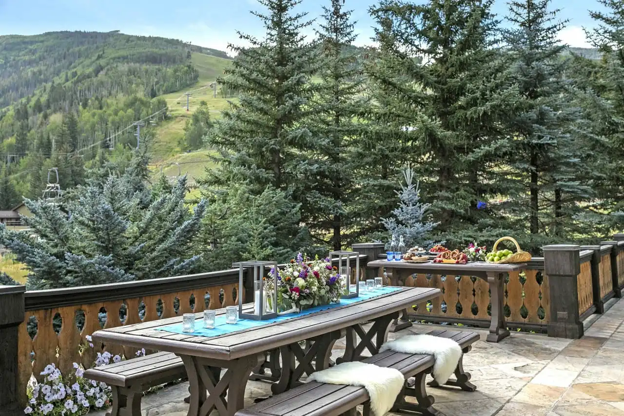 Luxury Vail Valley residence at 375 Mill Creek Circle, exterior view