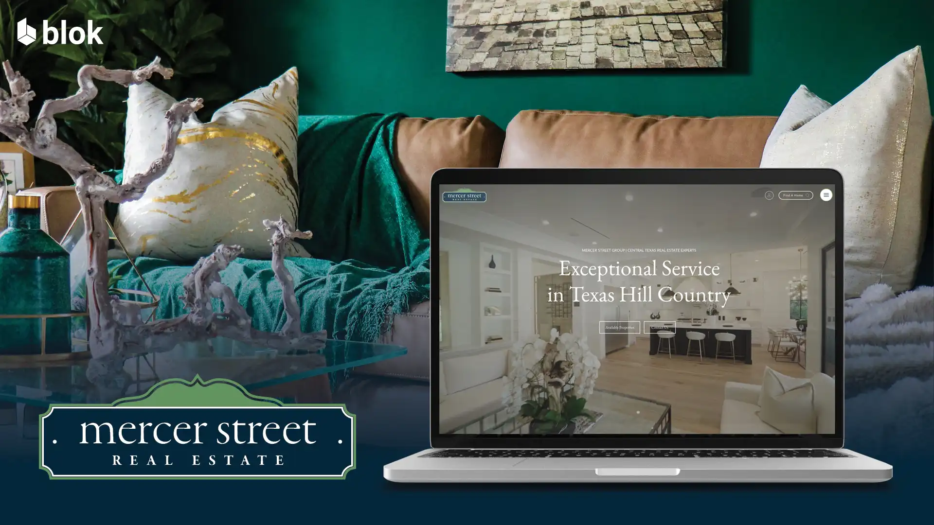 Mercer Street luxury interior and brand materials