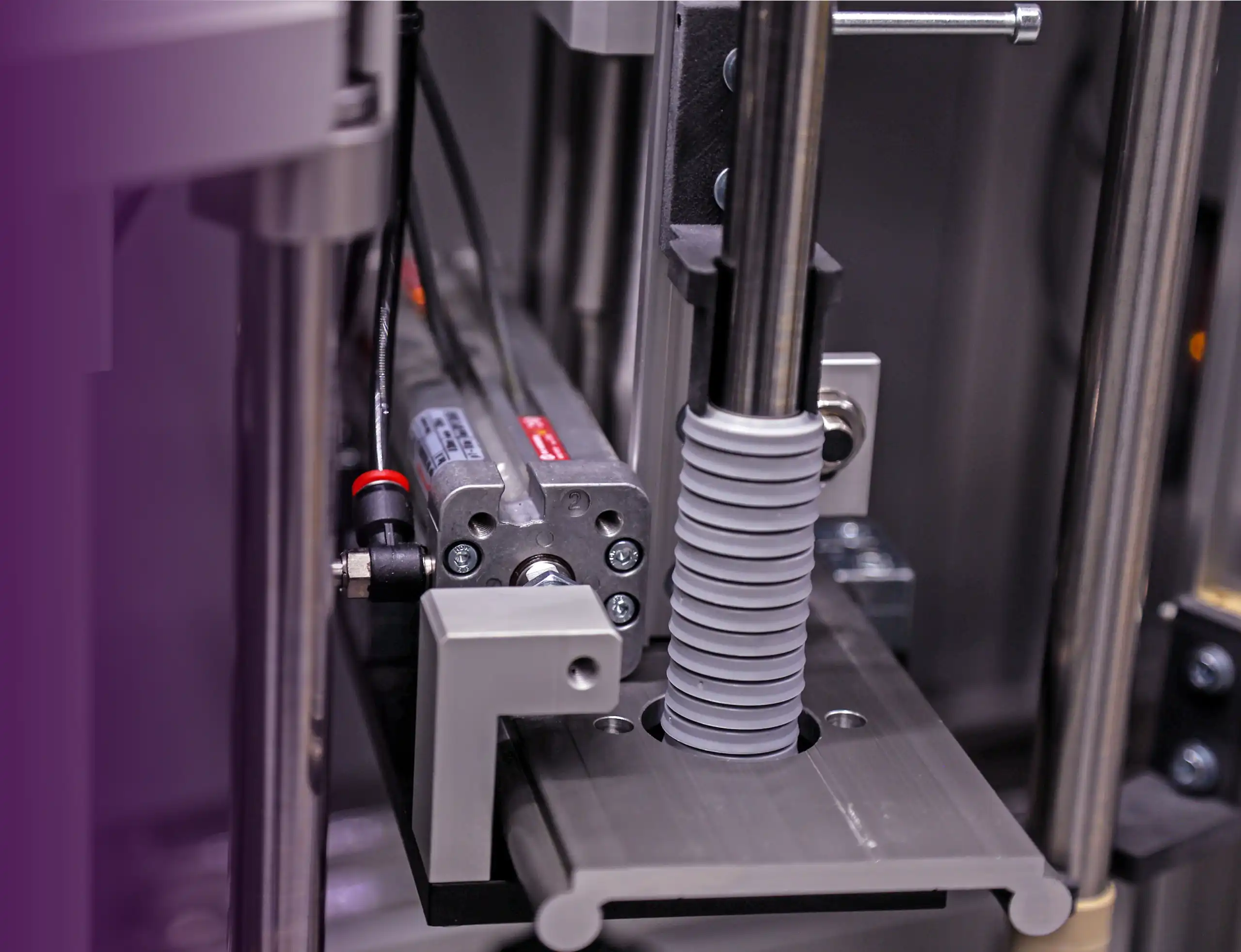 Custom pneumatic assembly being built at Nor-Cal Controls