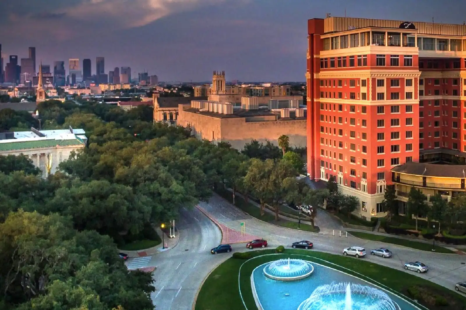 Museum District architecture and green space