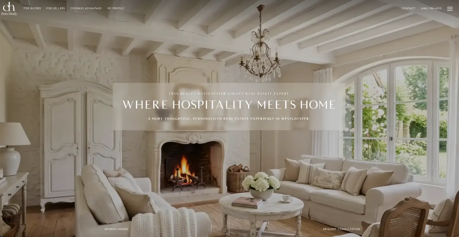 Erin Healy website built by Blok