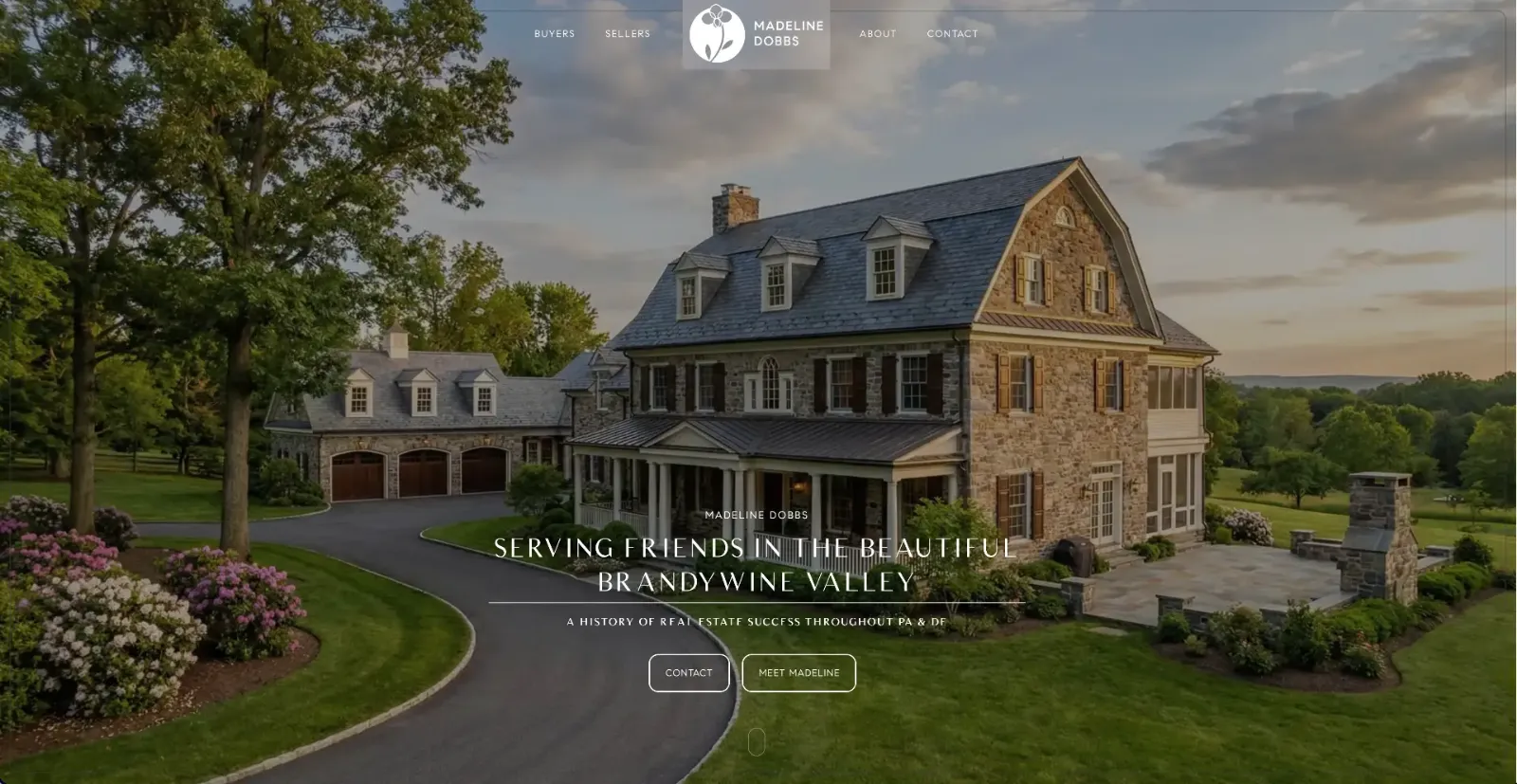Madeline Dobbs website built by Blok