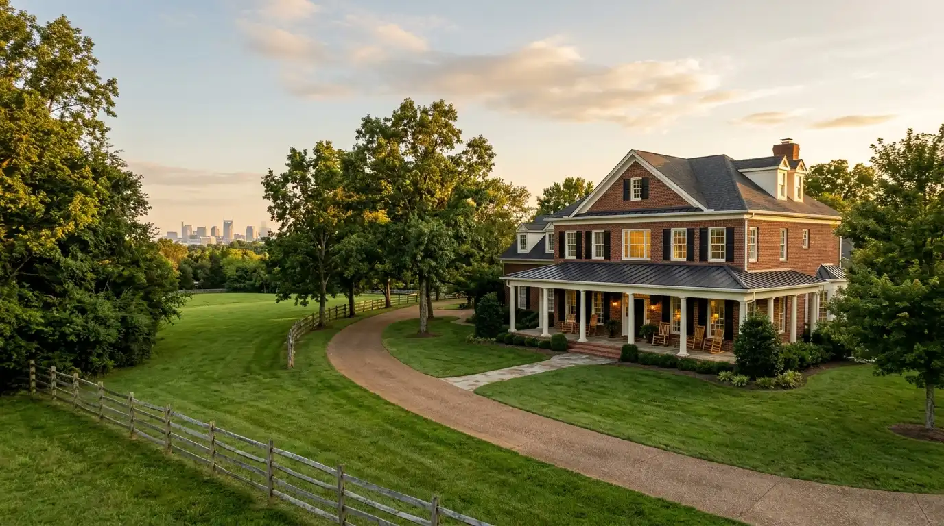 Moving to Nashville from California in 2026? Compare Tennessee's 0% income tax, home prices, cost of living, and the best Williamson County areas for CA transplants.