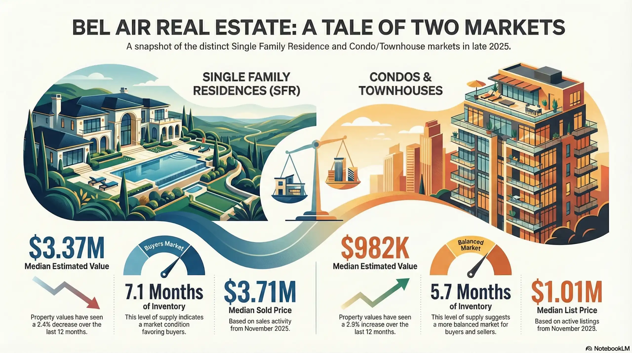 Melissa Menard Compass Real Estate Agent analyzing Bel Air housing market trends and luxury home inventory in Los Angeles.