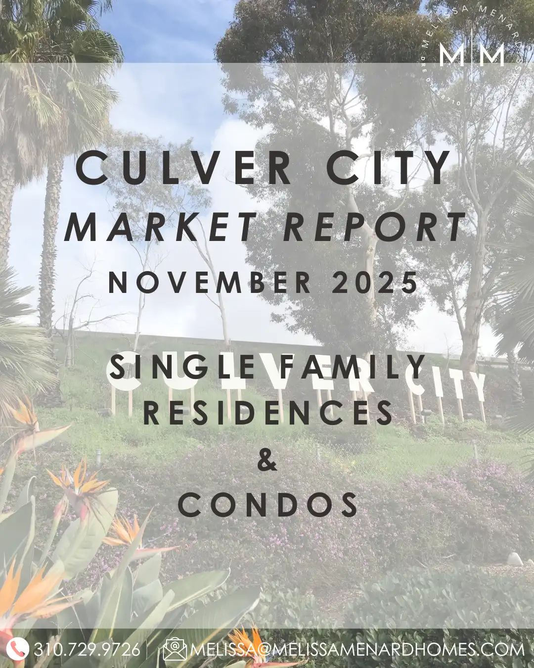 A professional infographic displaying the median sold price of $2,055,000 for single-family homes and $635,000 for condos.