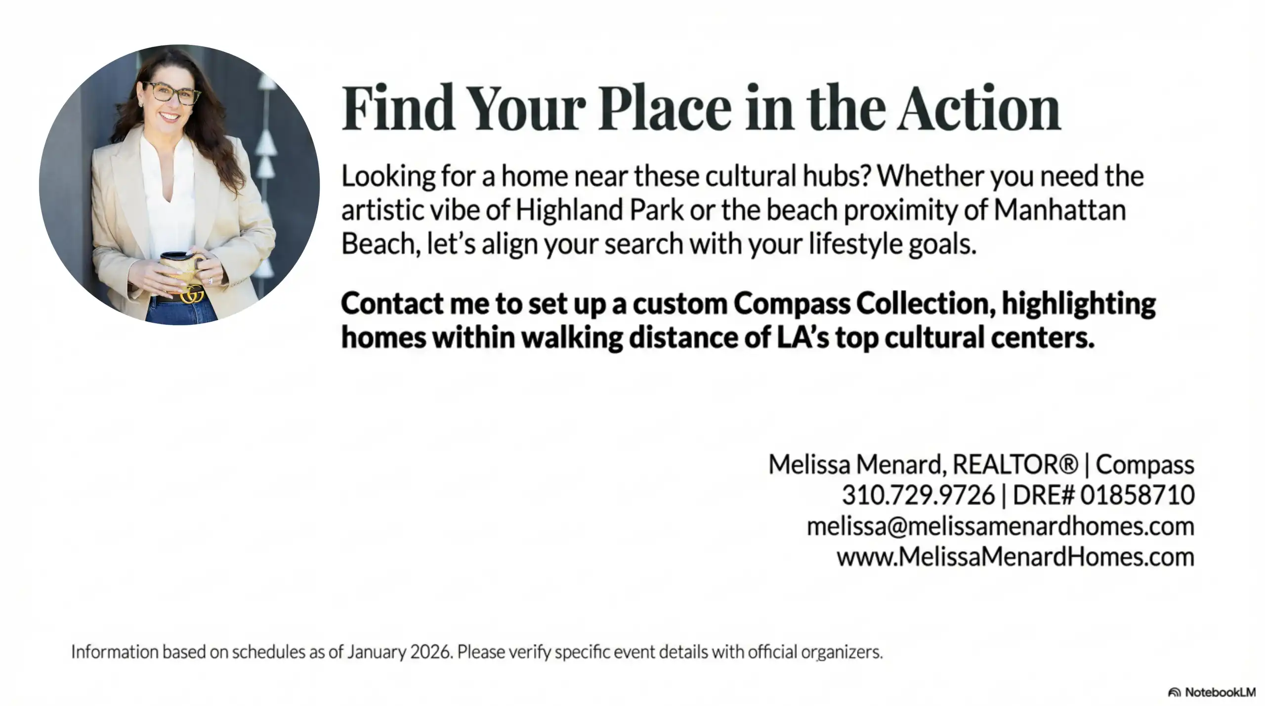 Professional headshot of a woman with dark hair and glasses in a circular frame.