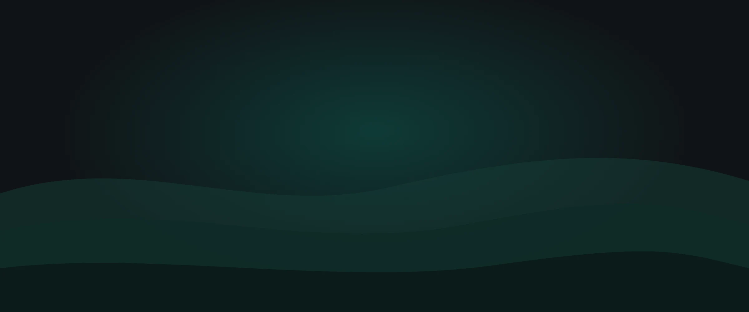 Dark teal night sky over layered rolling Middle Tennessee hills.