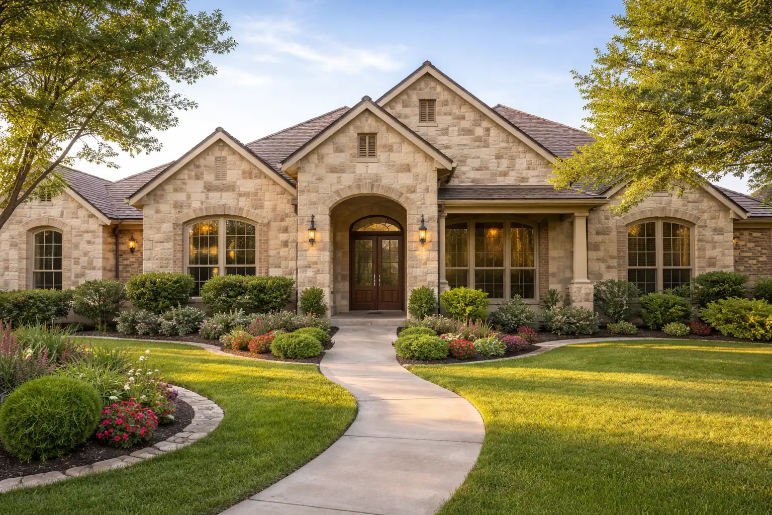 Well-maintained San Antonio home exterior used to explain market value vs property value