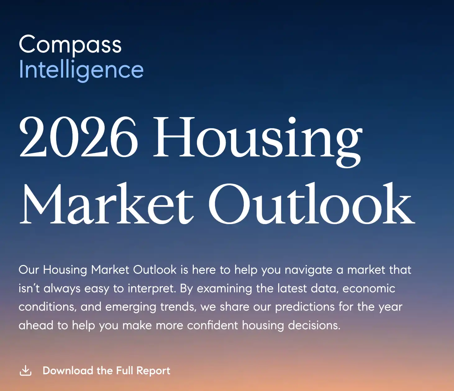 Compass Intellegence - 2026 Housing Market Outlook