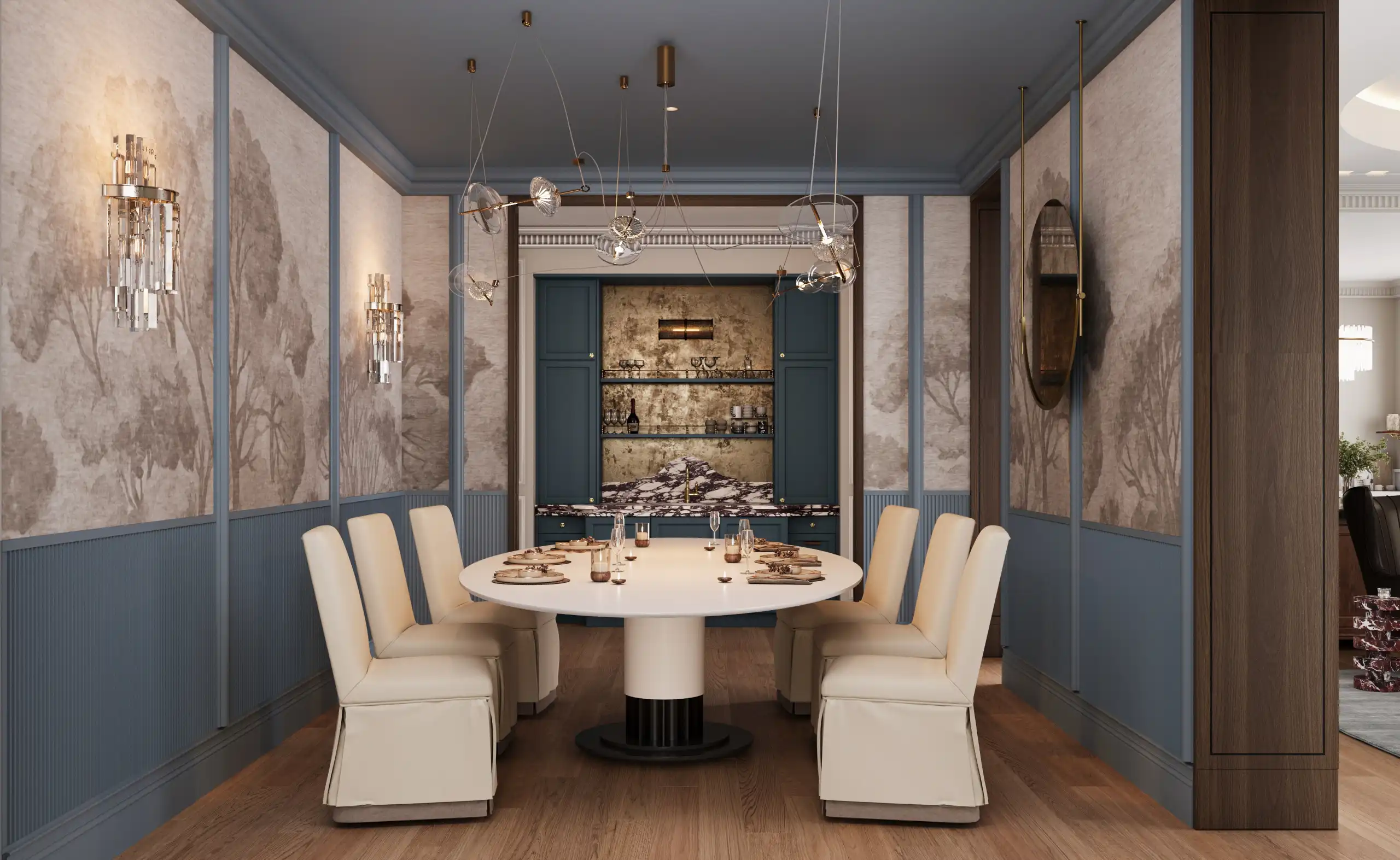 Sandra Britt Interiors custom renovation details at 917 Knox Avenue 12 South Nashville TN
