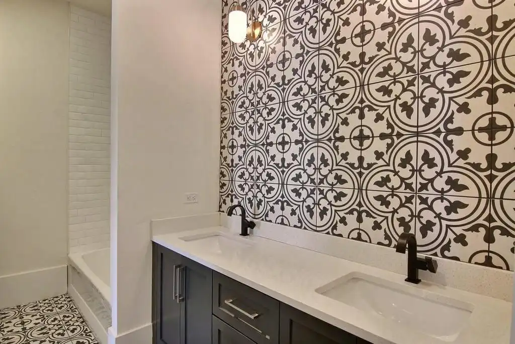 cinnamon shore bathroom tile