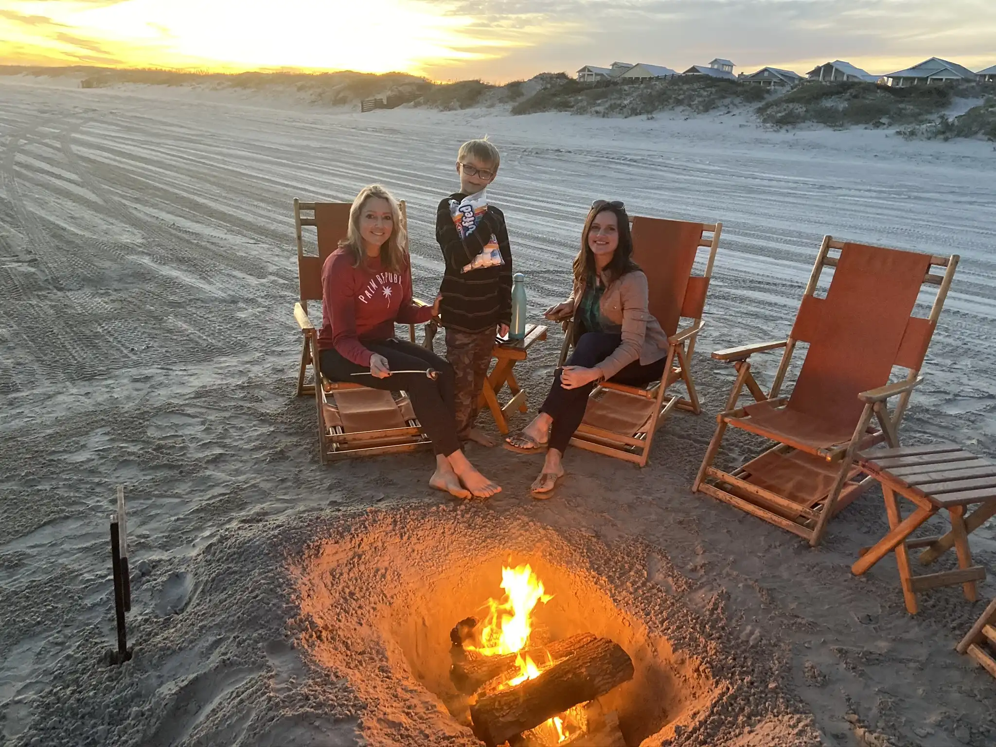 beach bonfire cinnamon shore