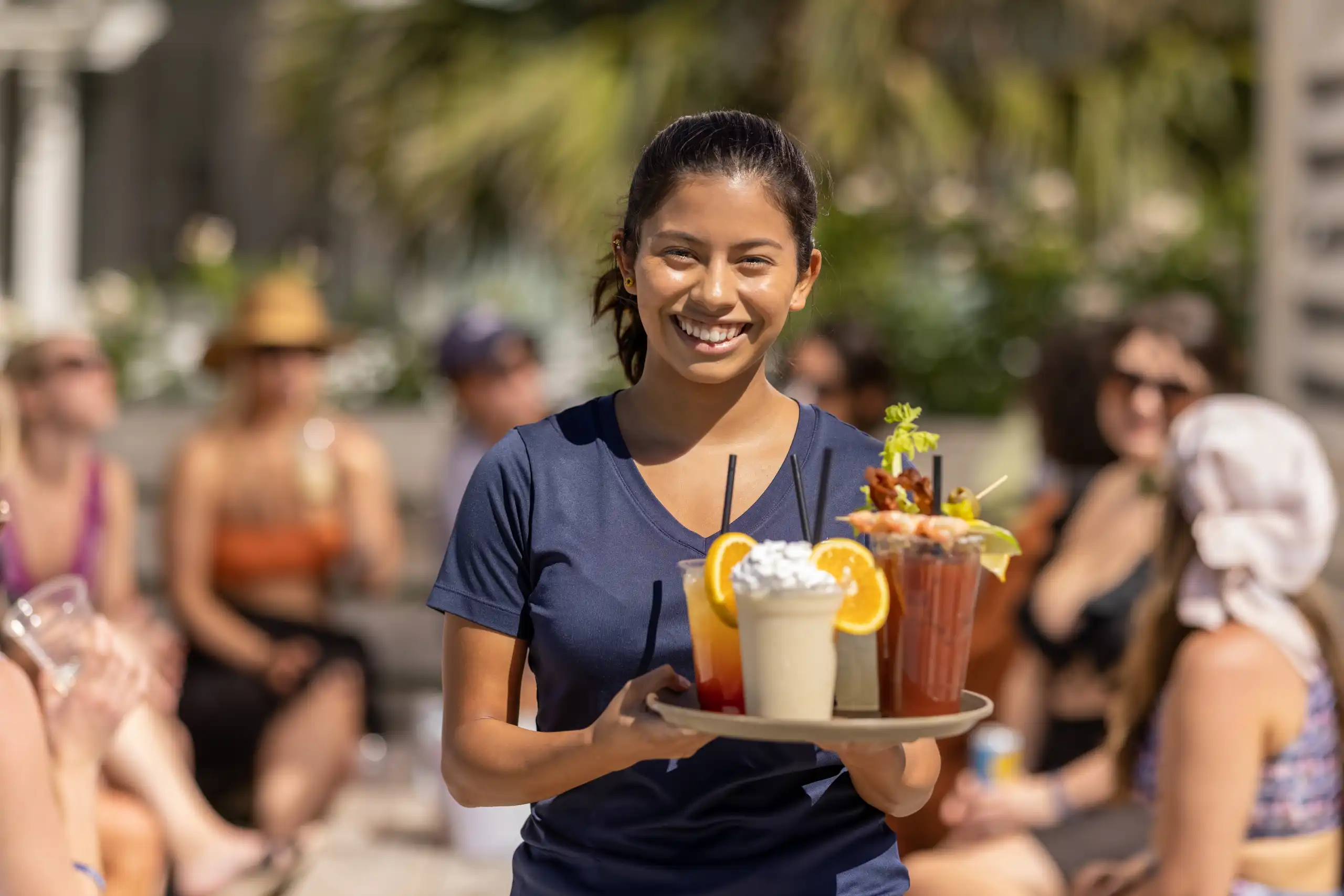 cocktails at cinnamon shore port aransas