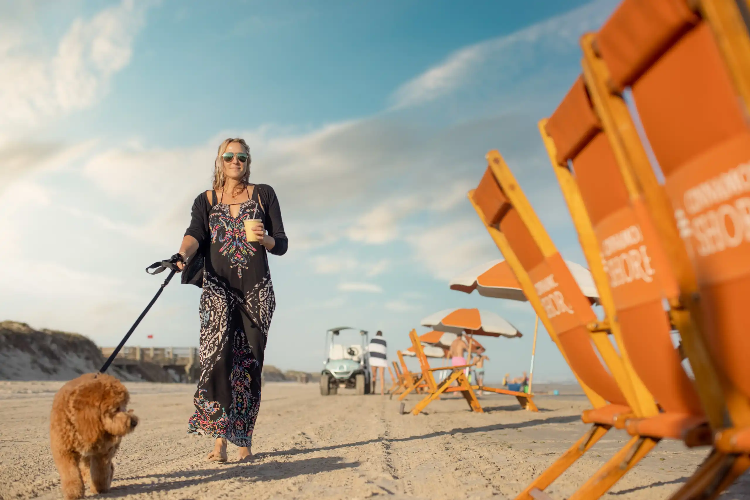 celeste edwards walking dog cinnamon shore