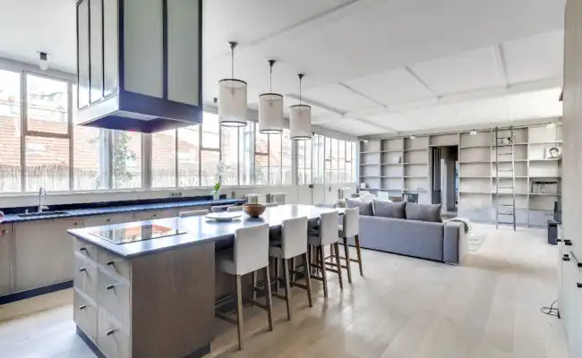 renovated loft apartment for sale in Paris
