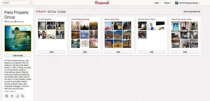 Paris Property Group on Pinterest