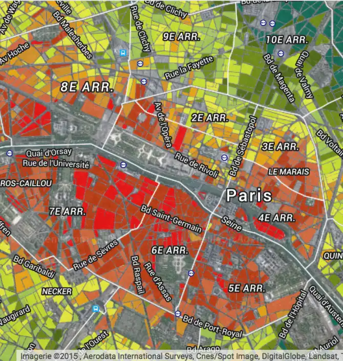 Prices rise for small apartments in Paris while continuing to fall everywhere else