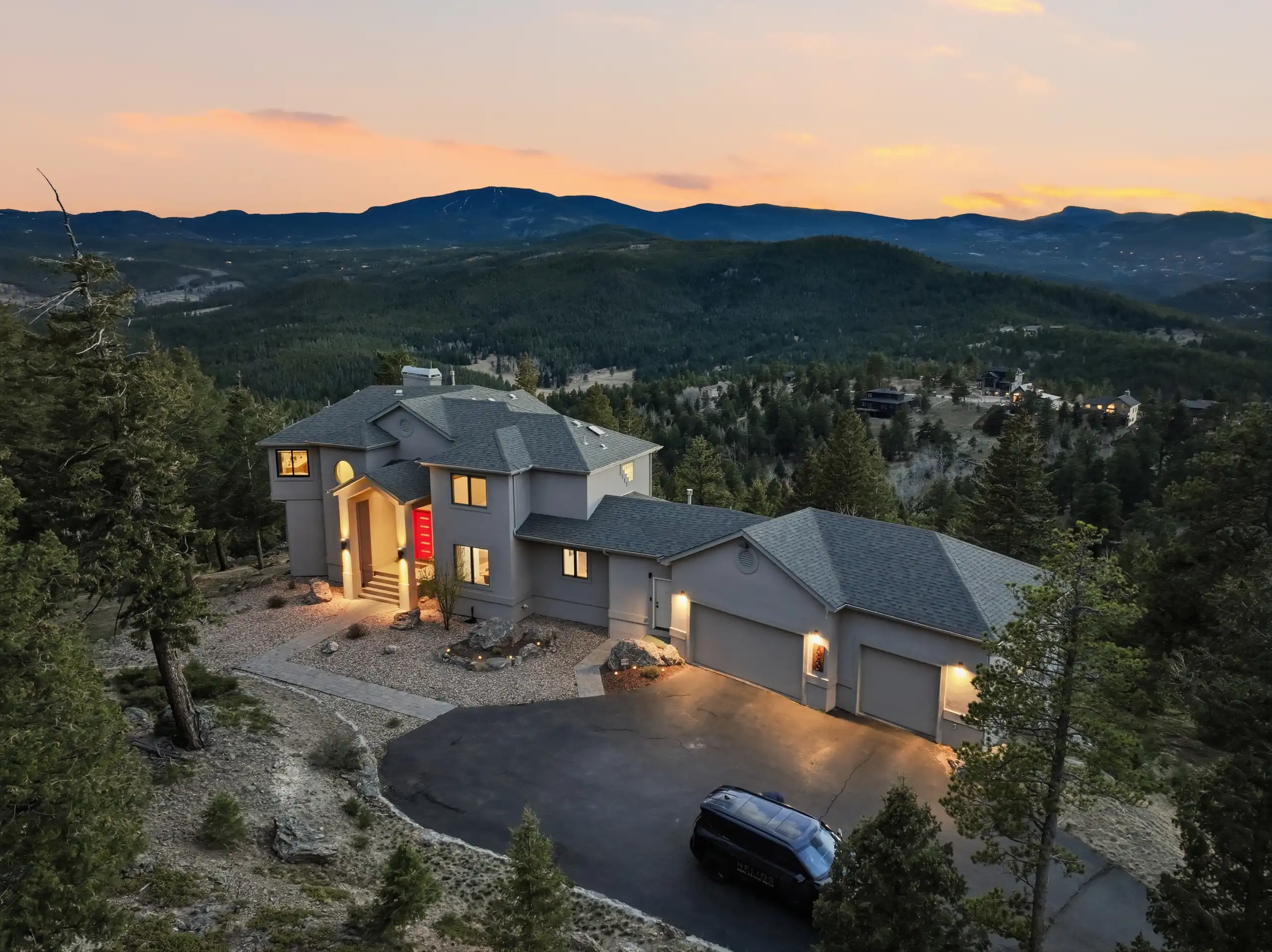 Luxury mountain home under 2 million dollars in Evergreen Colorado